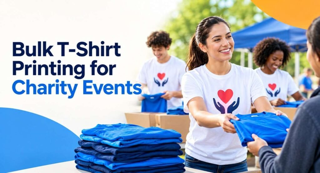 Bulk T-Shirt Printing for Charity Events