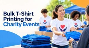 Bulk T-Shirt Printing for Charity Events