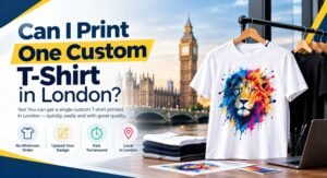 Can I Print One Custom T-Shirt in London?