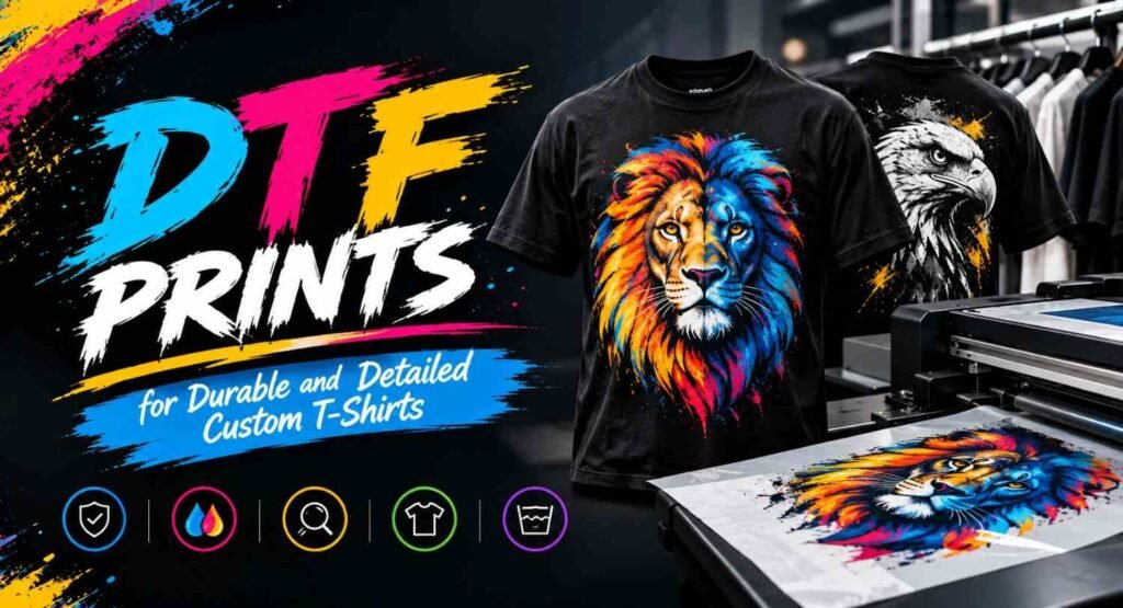 DTF Prints for Durable and Detailed Custom T-Shirts