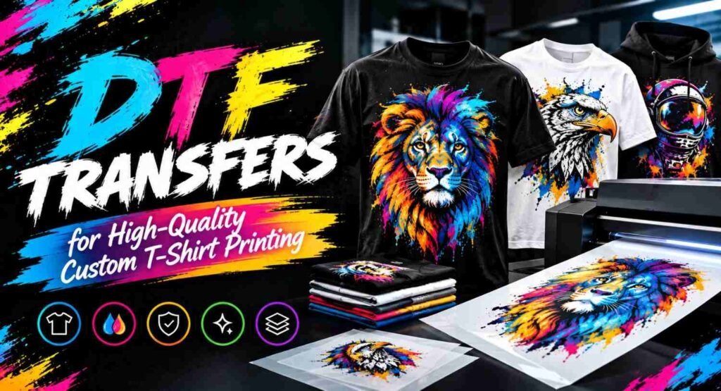DTF Transfers for High-Quality Custom T-Shirt Printing