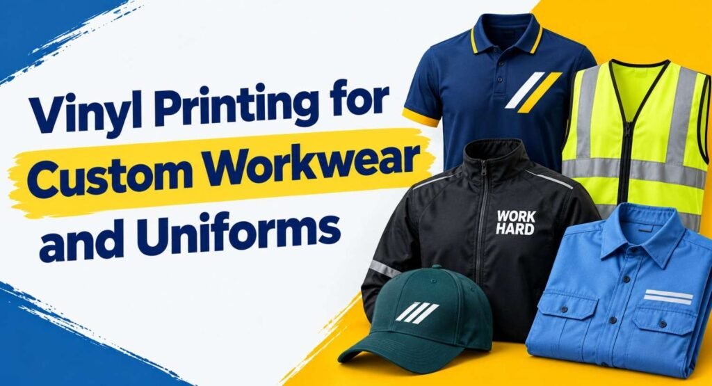 Vinyl Printing for Custom Workwear and Uniforms