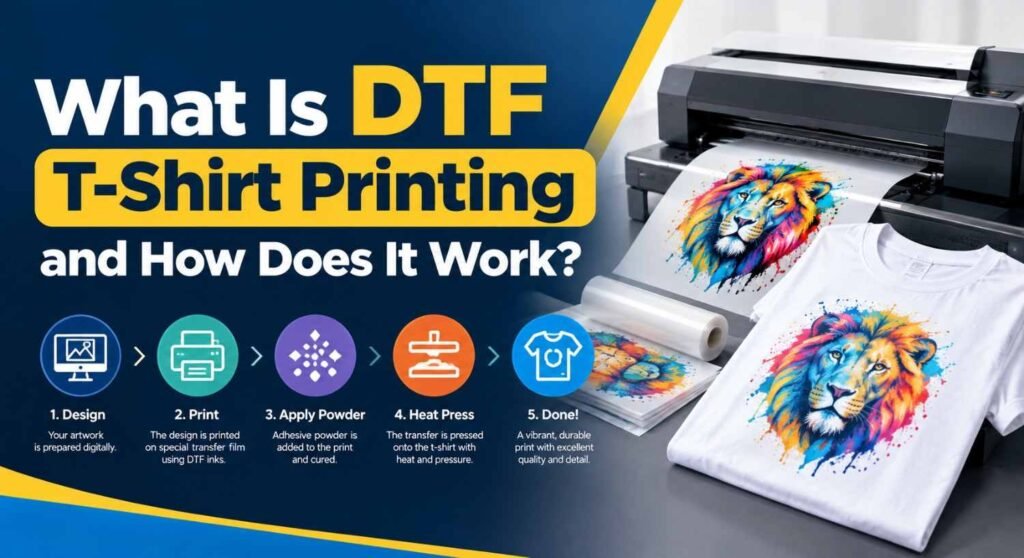 What Is DTF T-Shirt Printing and How Does It Work?